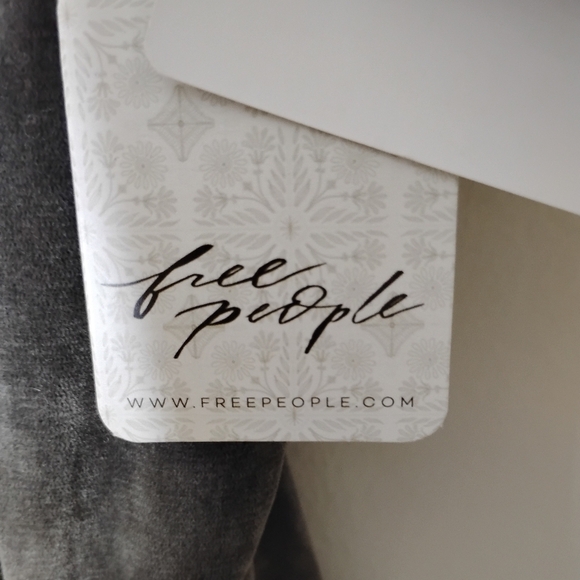 NWT Free People Haven Velvet Bodysuit Size XS Tie Shoulder - Picture 10 of 14